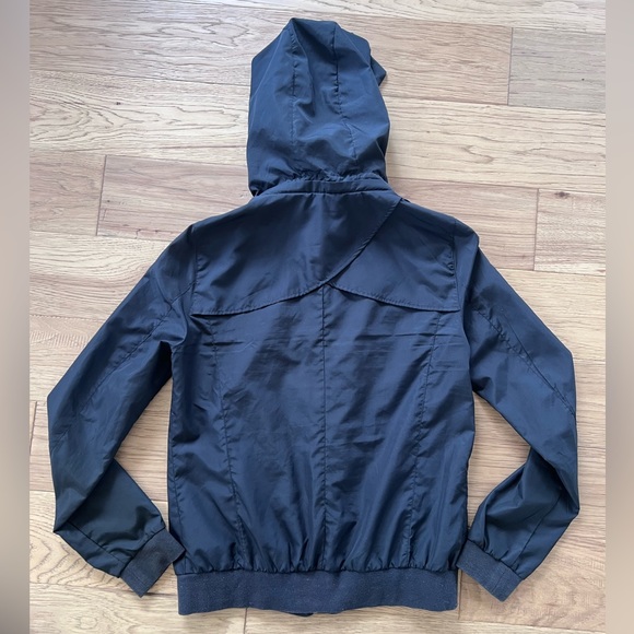 Zara windbreaker bomber spring jacket coat black size medium - Picture 4 of 7